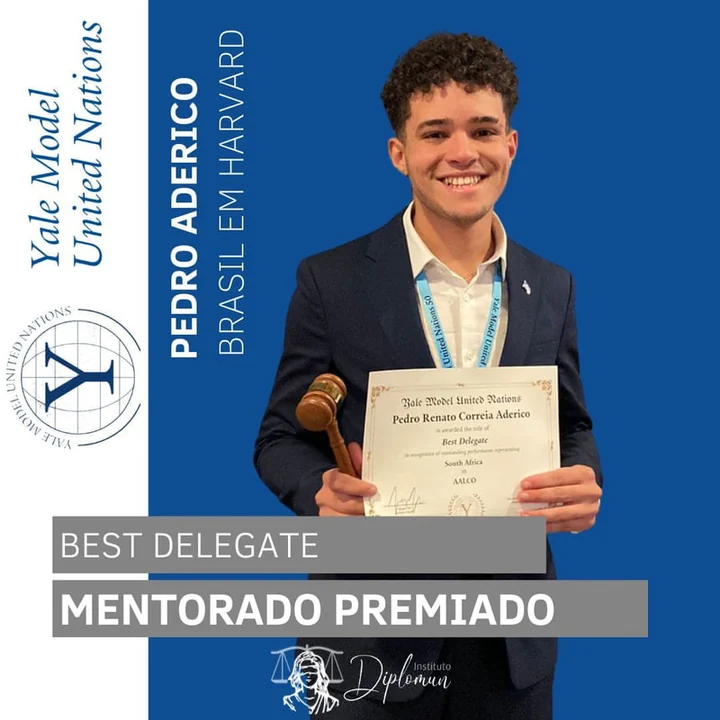 Mentorado premiado do Instituto Diplomun