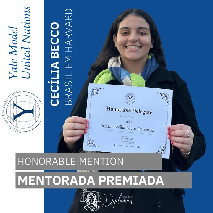 Mentorado premiado do Instituto Diplomun