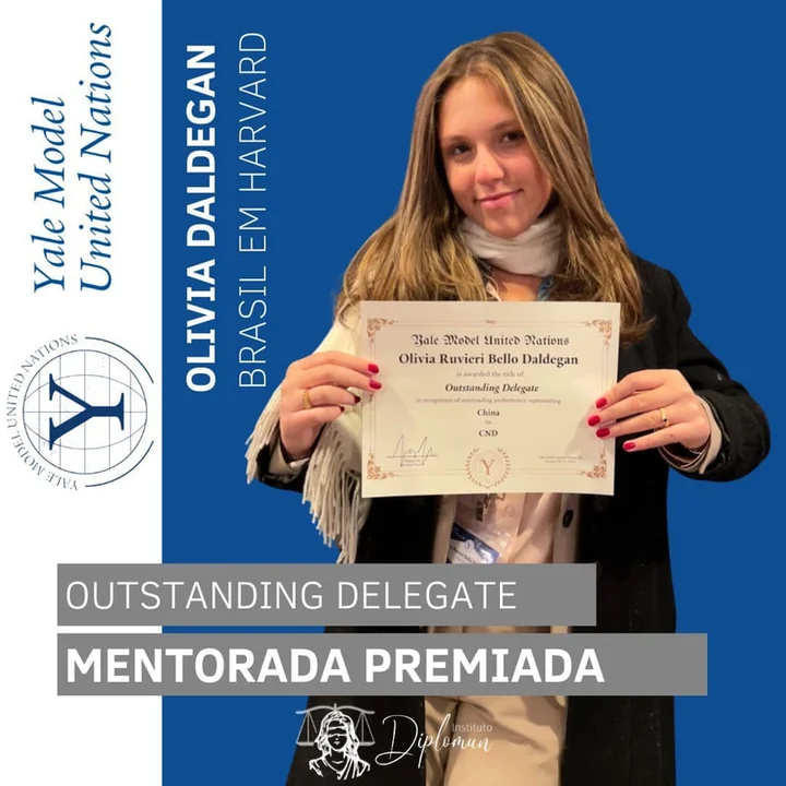 Mentorado premiado do Instituto Diplomun