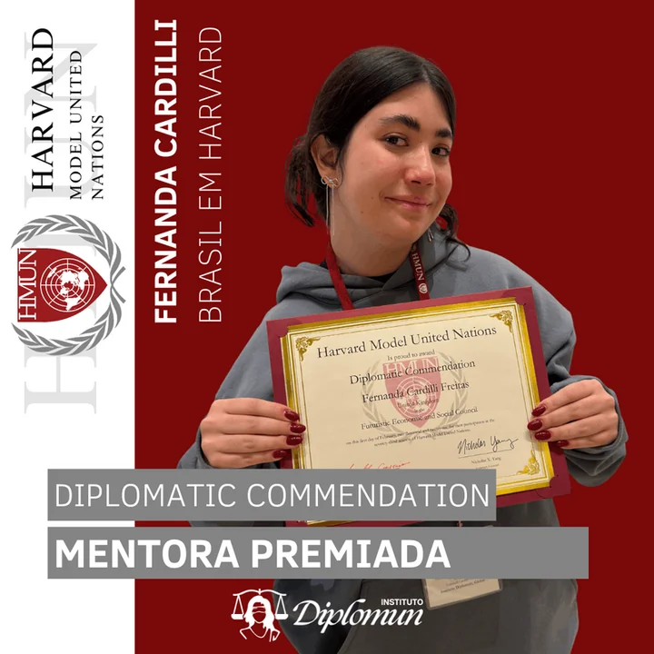Mentorado premiado do Instituto Diplomun