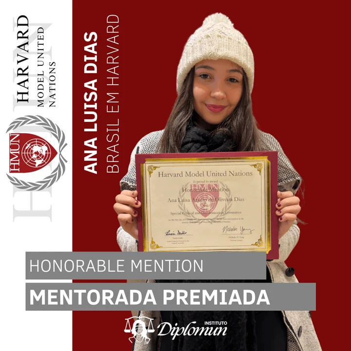 Mentorado premiado do Instituto Diplomun
