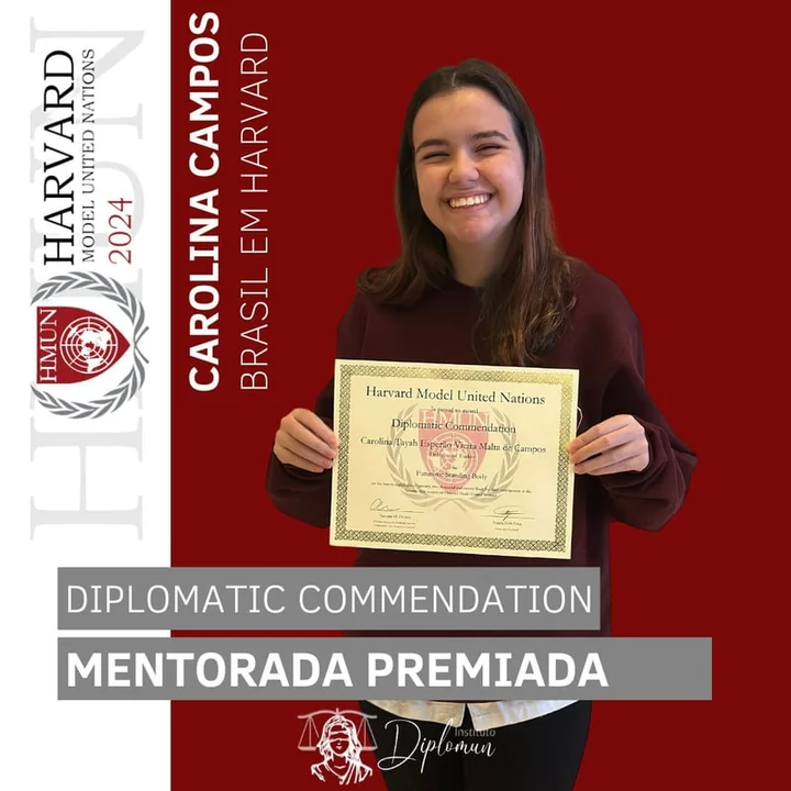 Mentorado premiado do Instituto Diplomun