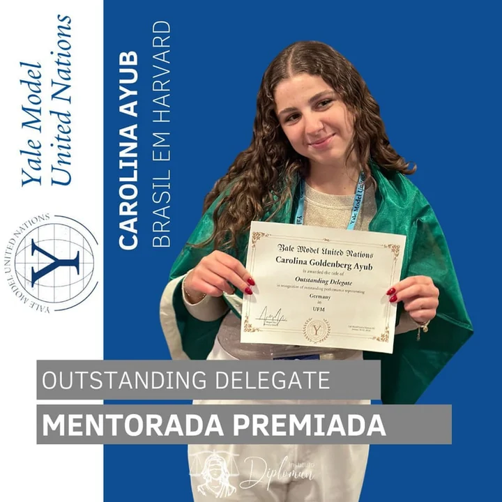 Mentorado premiado do Instituto Diplomun