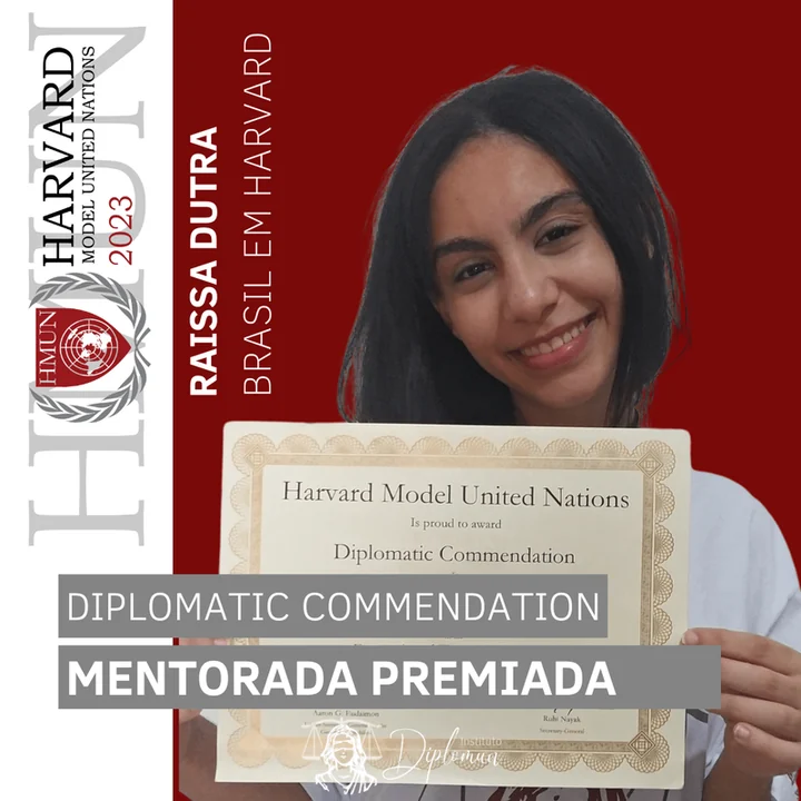 Mentorado premiado do Instituto Diplomun