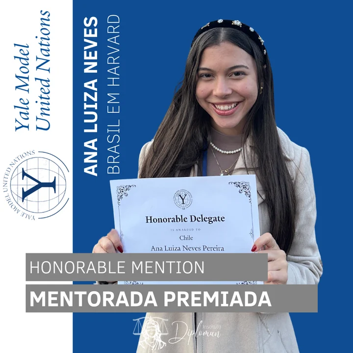 Mentorado premiado do Instituto Diplomun
