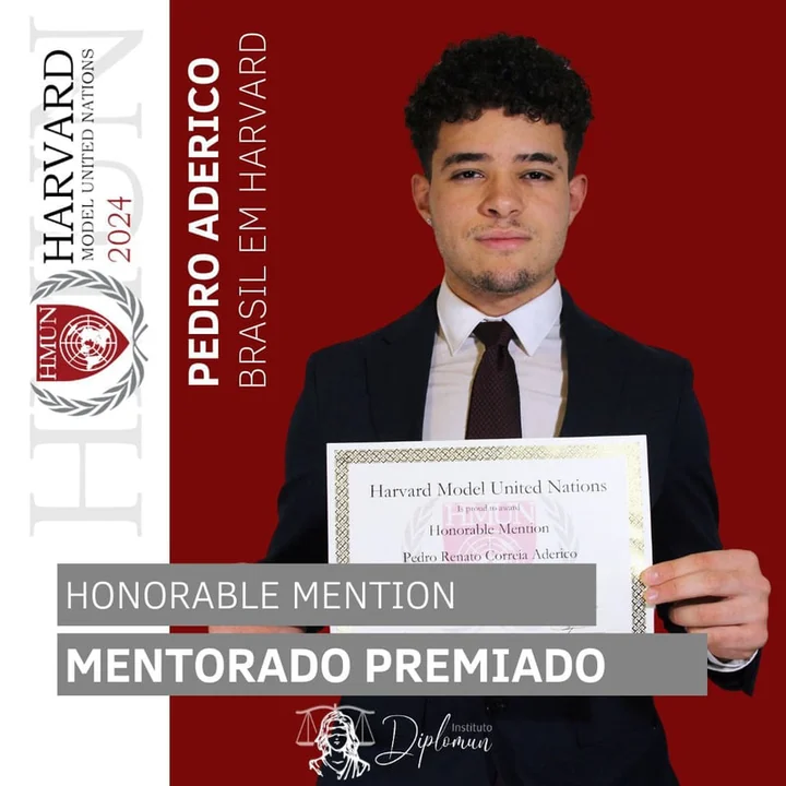 Mentorado premiado do Instituto Diplomun